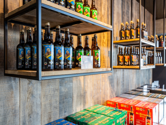 bieren in brouwerij shop 